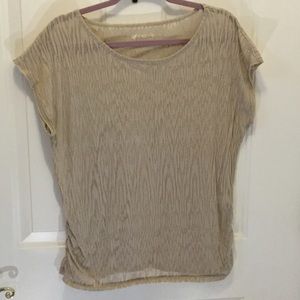 Sheer beige top by CATO size XL